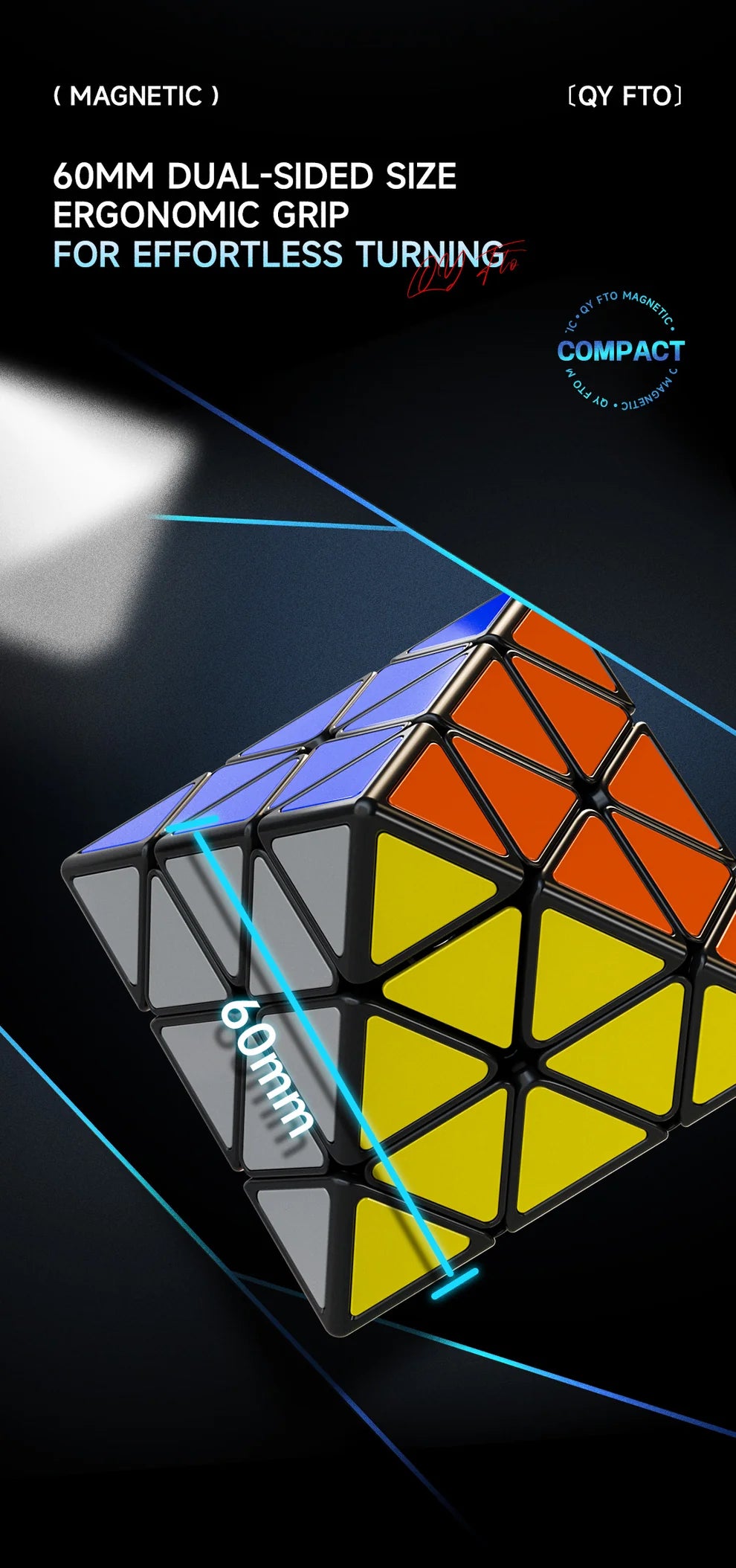 QiYi FTO (Non-Magnetic, Tiled)