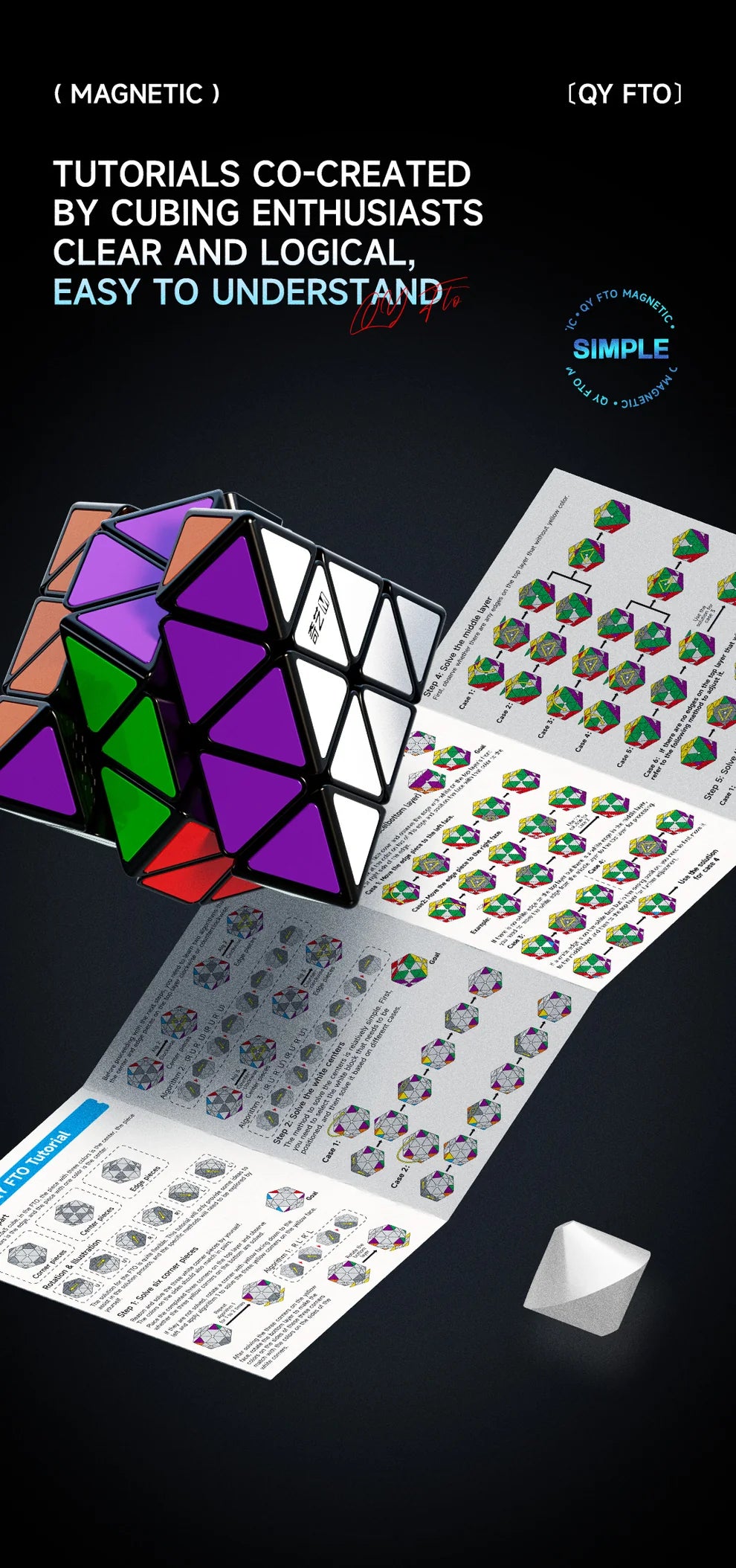 QiYi FTO (Non-Magnetic, Tiled)