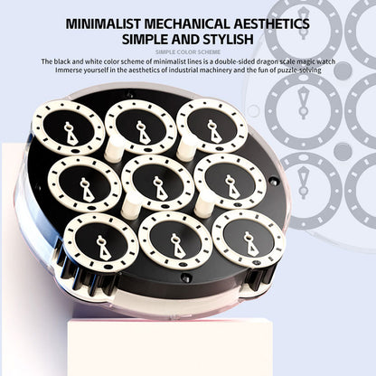 Sengso Magnetic Clock (Black and White)