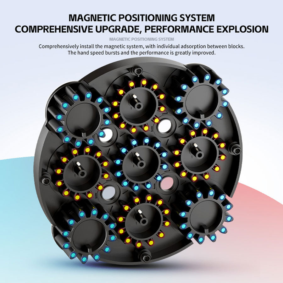 Sengso Magnetic Clock (Black and White)