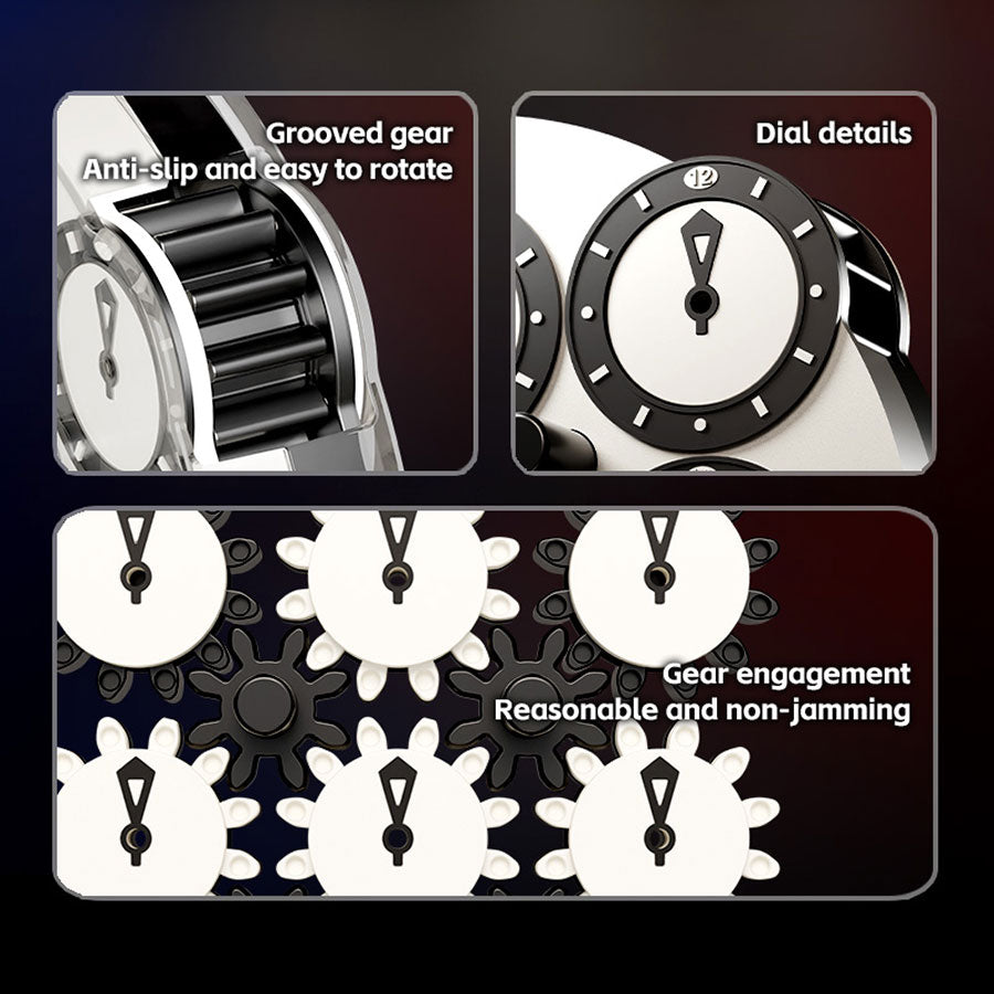 Sengso Magnetic Clock (Black and White)