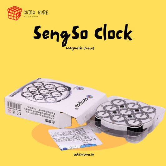 Sengso Magnetic Clock (Black and White)
