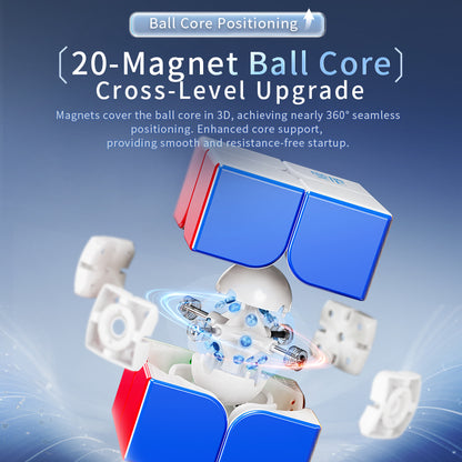 MoYu WeiPo V5 2x2 (20-Magnet Ball-Core, UV Coated)