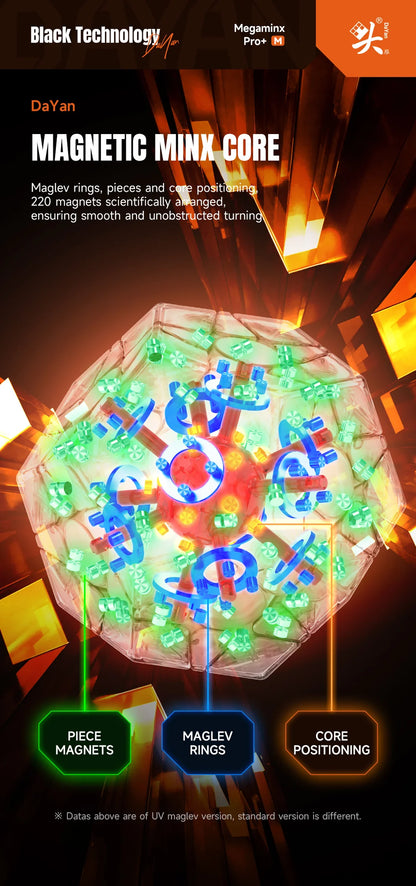 DaYan Megaminx Pro+ Magnetic (Ball-Core)