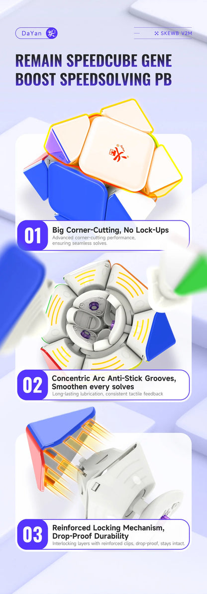 DaYan Skewb v2 M (Spring, Ball-Core)